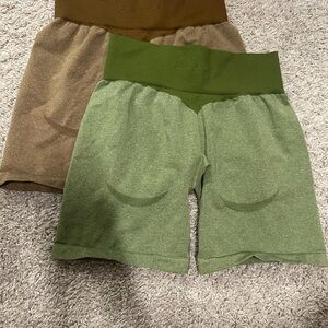 NVGTN  Knockout Shorts Green and Brown